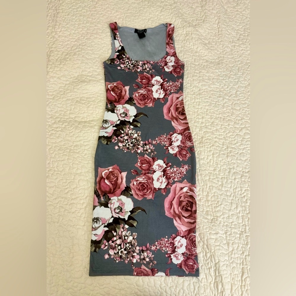 Joe & Elle Casual midi floral dress size XS